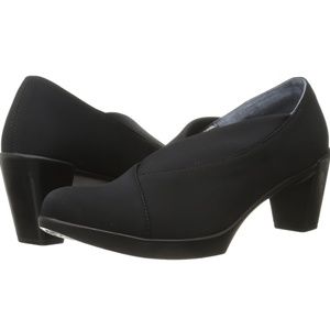 Naot Black stretch slip on